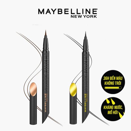  Bút Kẻ Mắt Nước Maybelline Sắc Mảnh Hyper Sharp Liner Extreme 0.4g 