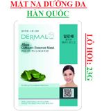  Mặt Nạ Dermal Tinh Chất Lô Hội Ngăn Ngừa Lão Hóa Da Aloe Collagen Essence Mask 23g - 10 Miếng 