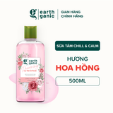  Sữa tắm Earthganic Chill & Calm Hương Hoa hồng 500ml 