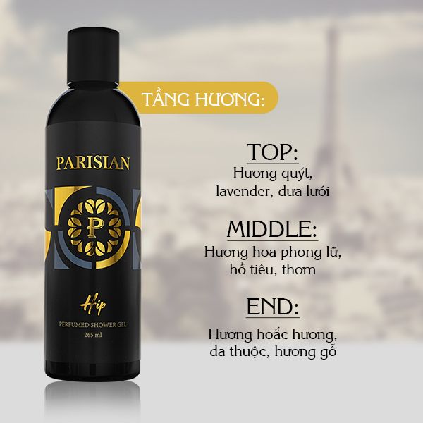  Sữa Tắm Nước Hoa Parisian Hip For Him 265ml 