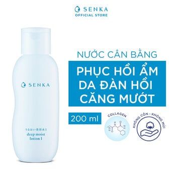 Nước Cân Bằng Senka Dưỡng Ẩm Chuyên Sâu Deep Moist Lotion I 200ml