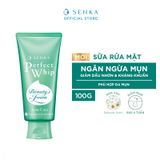  Sữa rửa mặt Senka dành cho da mụn Perfect Whip Acne Care 100g 