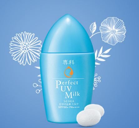  Sữa Chống Nắng Senka Dưỡng Ẩm Da Perfect UV Milk SPF50/PA++++ 40ml 