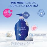  Sữa Tắm Dưỡng Ẩm Senka Perfect Bubble - Hương Linh Lan và Hoa Nhài 500ml 