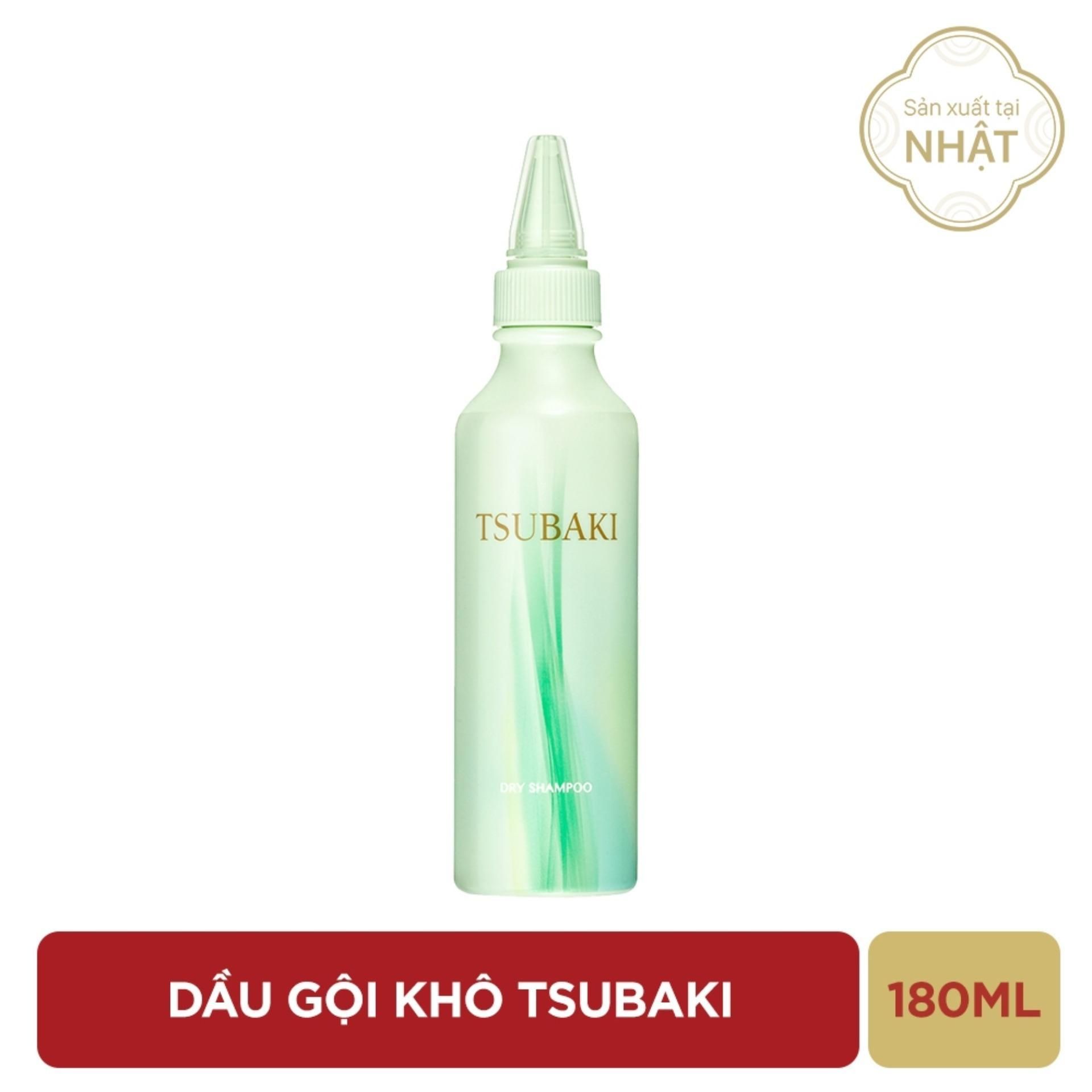  Dầu Gội Khô TSUBAKI Dry Shampoo 180ml 