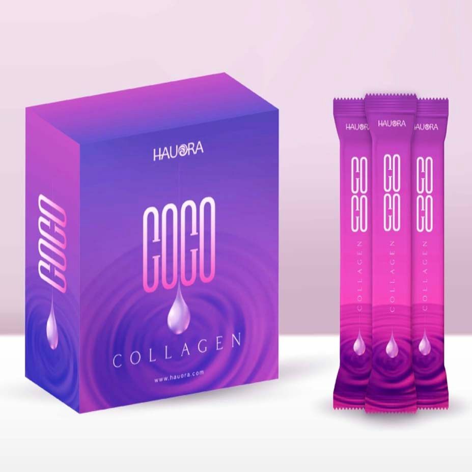  Collagen Thủy Phân Dạng Bột Coco Hauora - Hộp 20 gói 