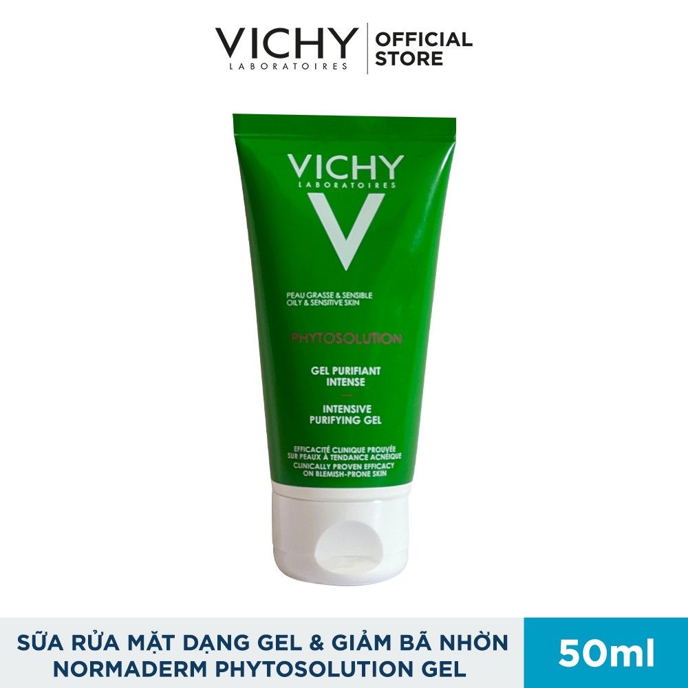  Gel Rửa Mặt Sạch Sâu Giảm Nhờn Vichy Normaderm Phytosolution 400ml 