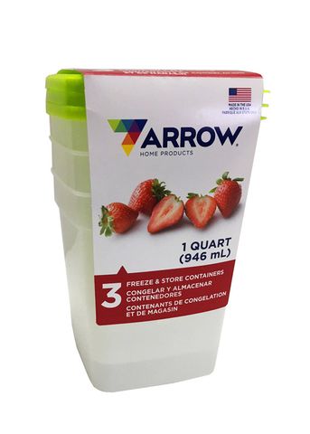 BỘ 3 HỘP TRỮ THỰC PHẨM ARROW 946ML