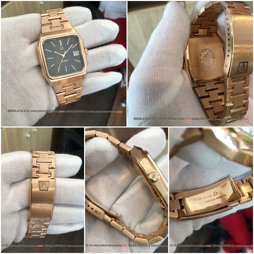  Đúc vàng 18k đồng hồ Omega 