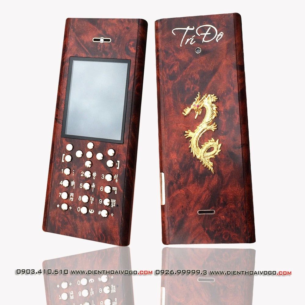 Điện thoại vỏ gỗ Cao Cấp RedEye