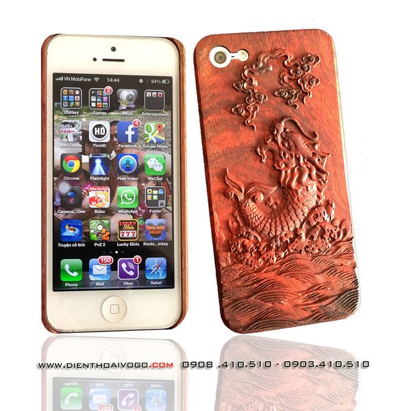  Case gỗ 3D Iphone5/ 5S 