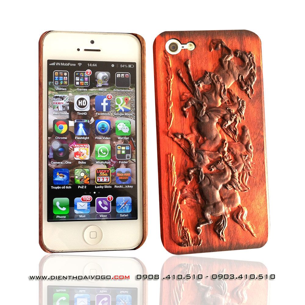  Case gỗ 3D iphone5 