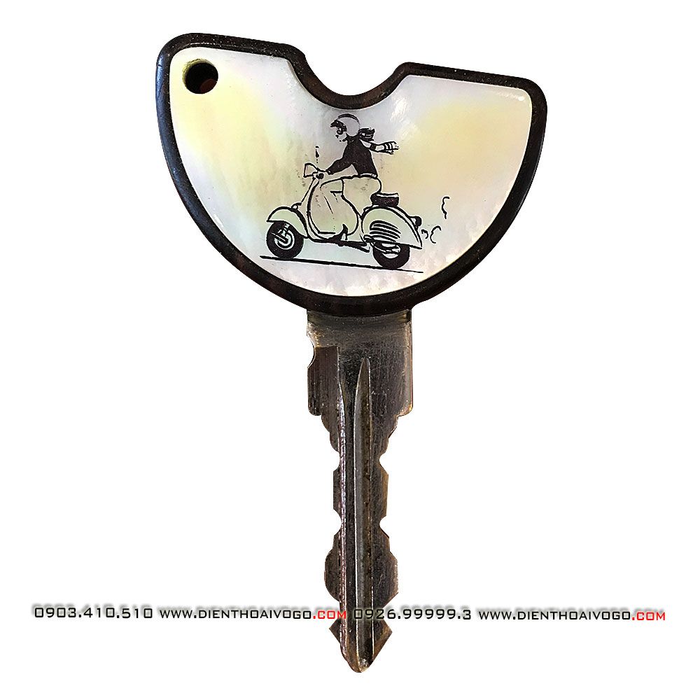 Chìa khoá xe Vespa ngoc trai