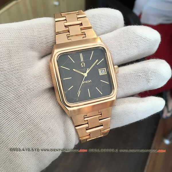  Đúc vàng 18k đồng hồ Omega 