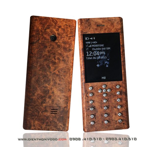  Vỏ gỗ Nokia Asha 206 
