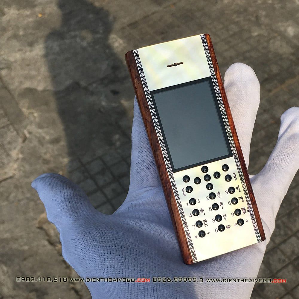  Điện thoại vỏ gỗ Ngọc trai Nokia 7210 