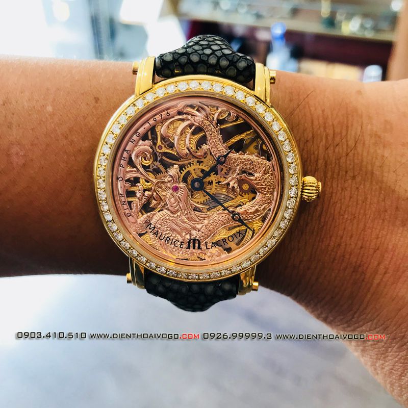 Mặt Đồng hồ đúc vàng rồng 18k