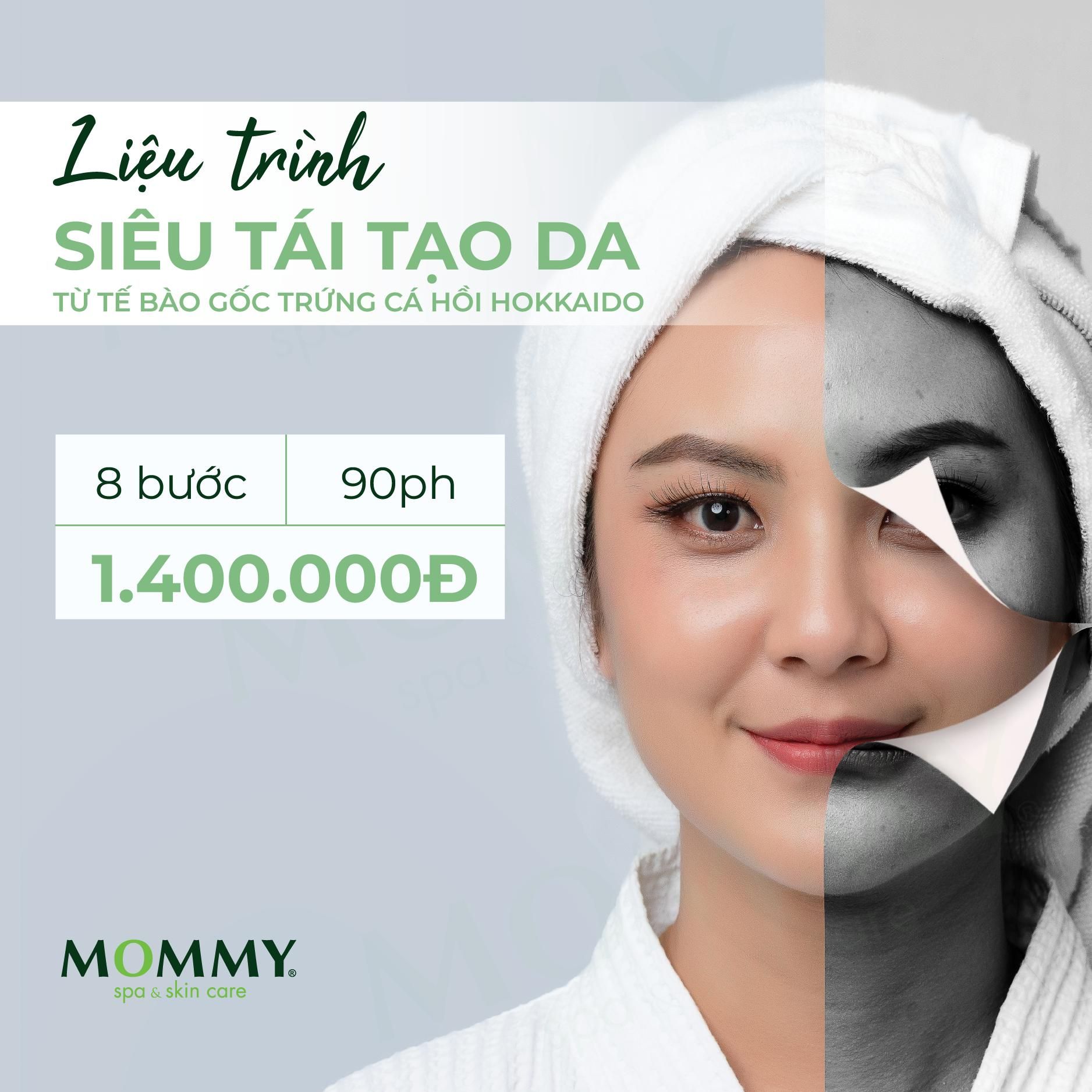 LIỆU TRÌNH SIÊU TÁI TẠO DA VỚI TẾ BÀO GỐC TỪ TRỨNG CÁ HỒI HOKKAIDO