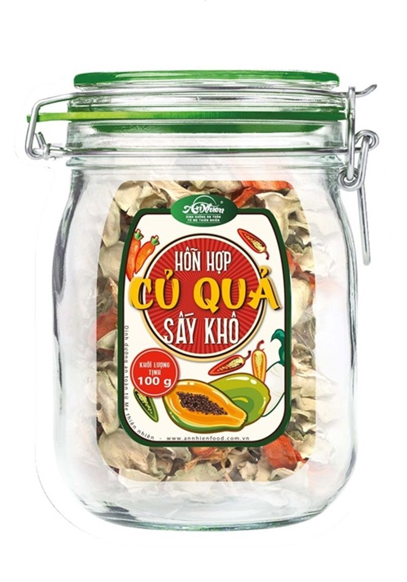  Hỗn Hợp Củ Quả Sấy Khô 100g (Dehydrated Vegetable 100 grams) 