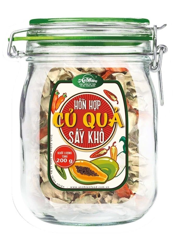 Hỗn Hợp Củ Quả Sấy Khô 200g (Dehydrated Vegetable 200 grams)
