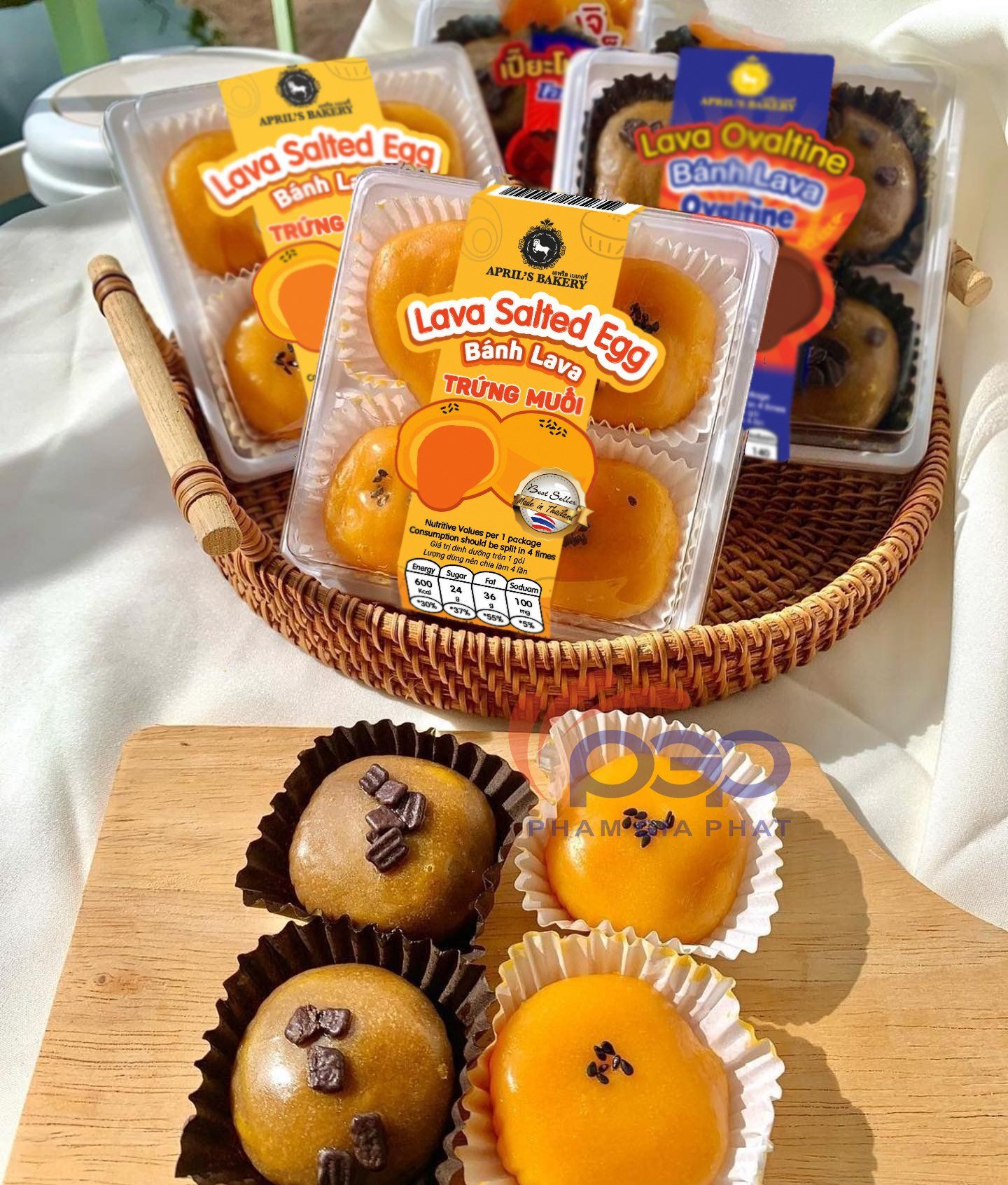 Bánh Lava Trứng Muối (Lava Salted Egg)