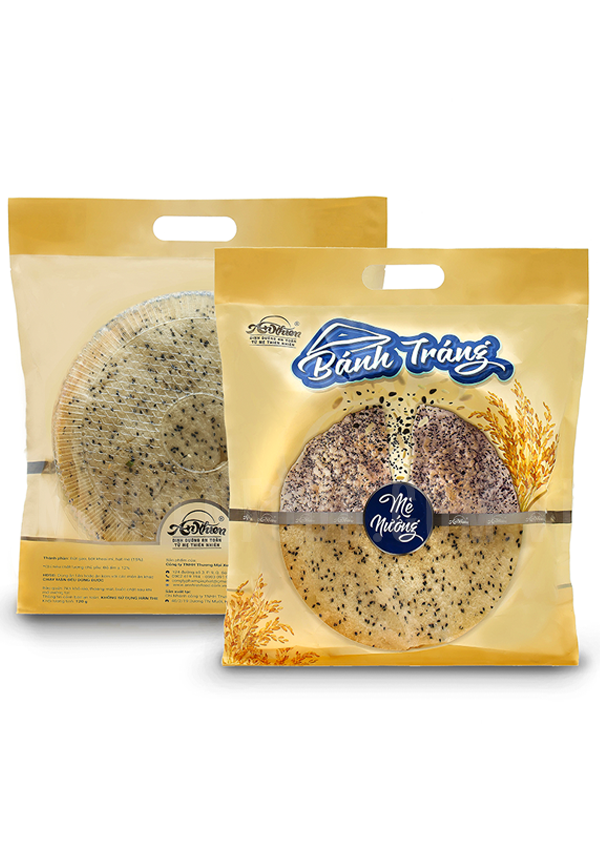 Bánh Tráng Mè Nướng (Sesame Rice Cracker)