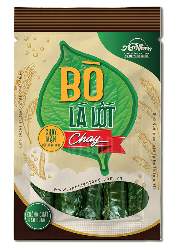 Bò Lá Lốt Chay (Vegan Grilled Beef Wrapped In Wild Betel Leaf)