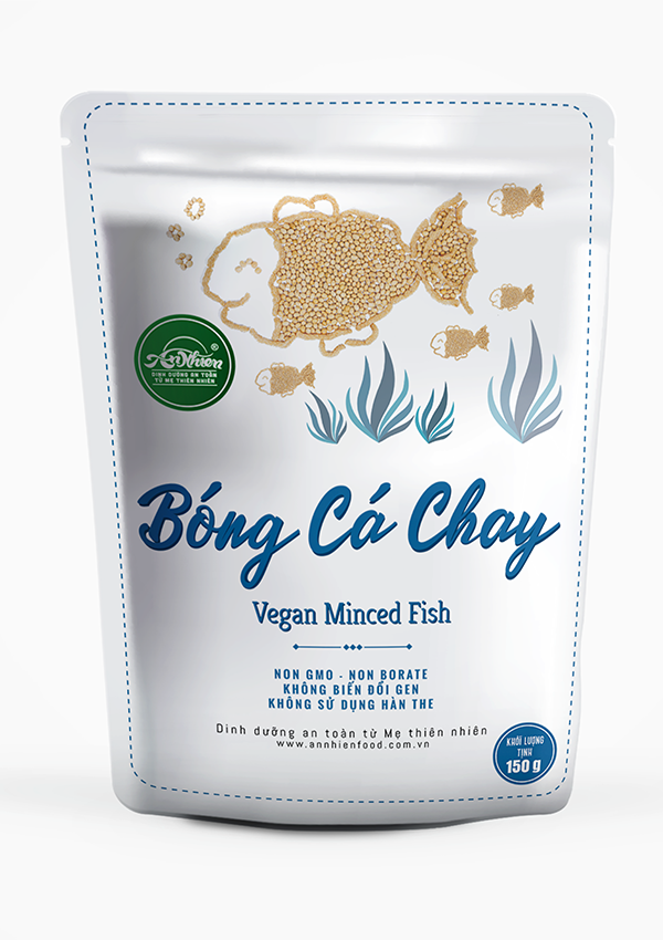 Bóng Cá Chay 150g (Vegan Soy Minced Fish 150 grams)