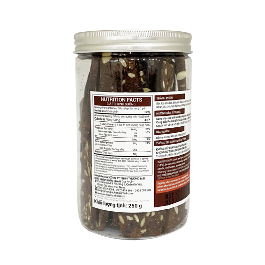 Thực phẩm dinh dưỡng vị chocolate (Chocolate biscotti)