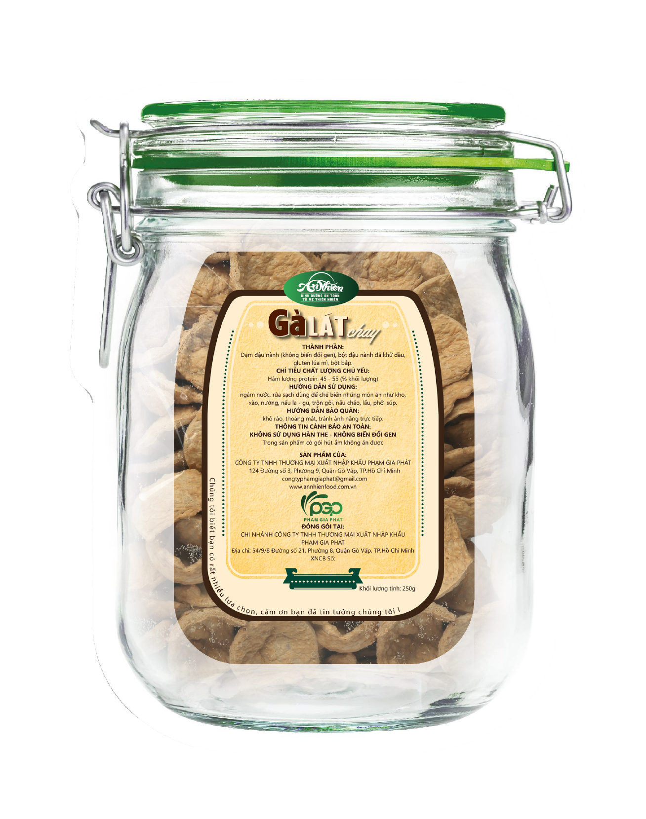 Gà Lát Chay 250g (Vegan Soy Chicken Slices 250 grams)