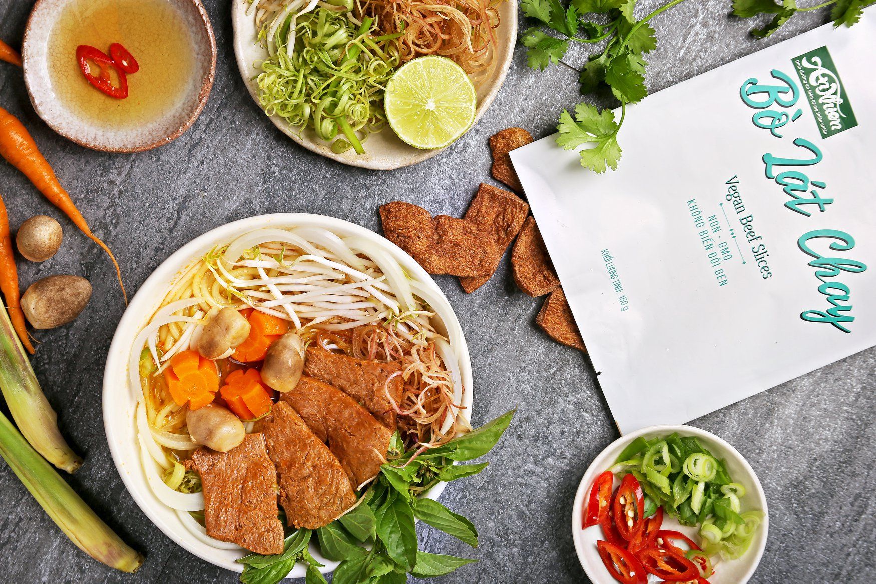 Bò Lát Chay 150g (Vegan Soy Beef Slices 150 grams)