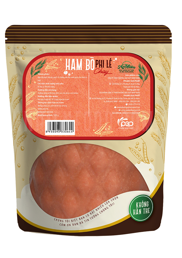  Ham Bò Phi Lê Chay (Vegan Ham Beef Loaf) 