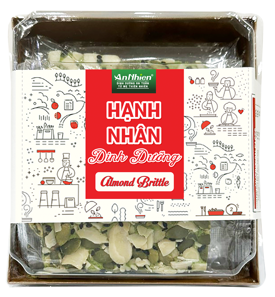 Hạnh Nhân Dinh Dưỡng (Almond brittle) 100g