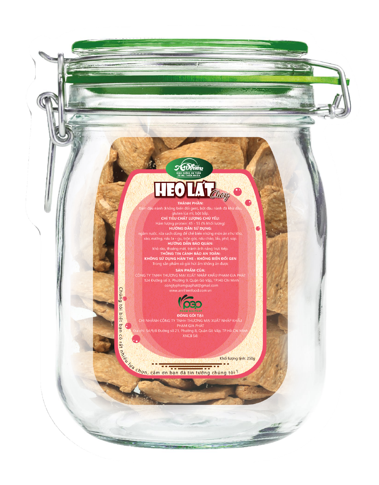 Heo Lát Chay 250g (Vegan Soy Pork Slices 250 grams)