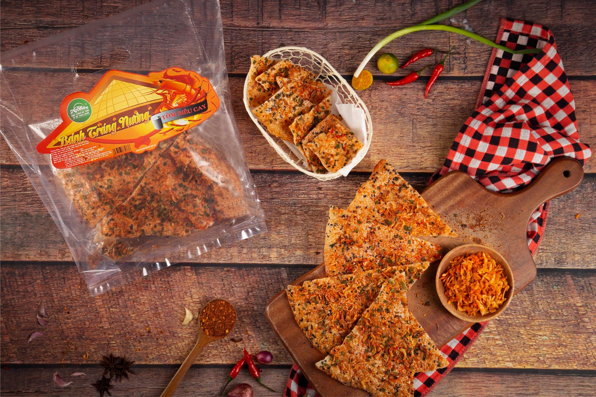 Bánh Tráng Nướng Tôm Siêu Cay (Super Spicy Grilled Paper With Shrimp)