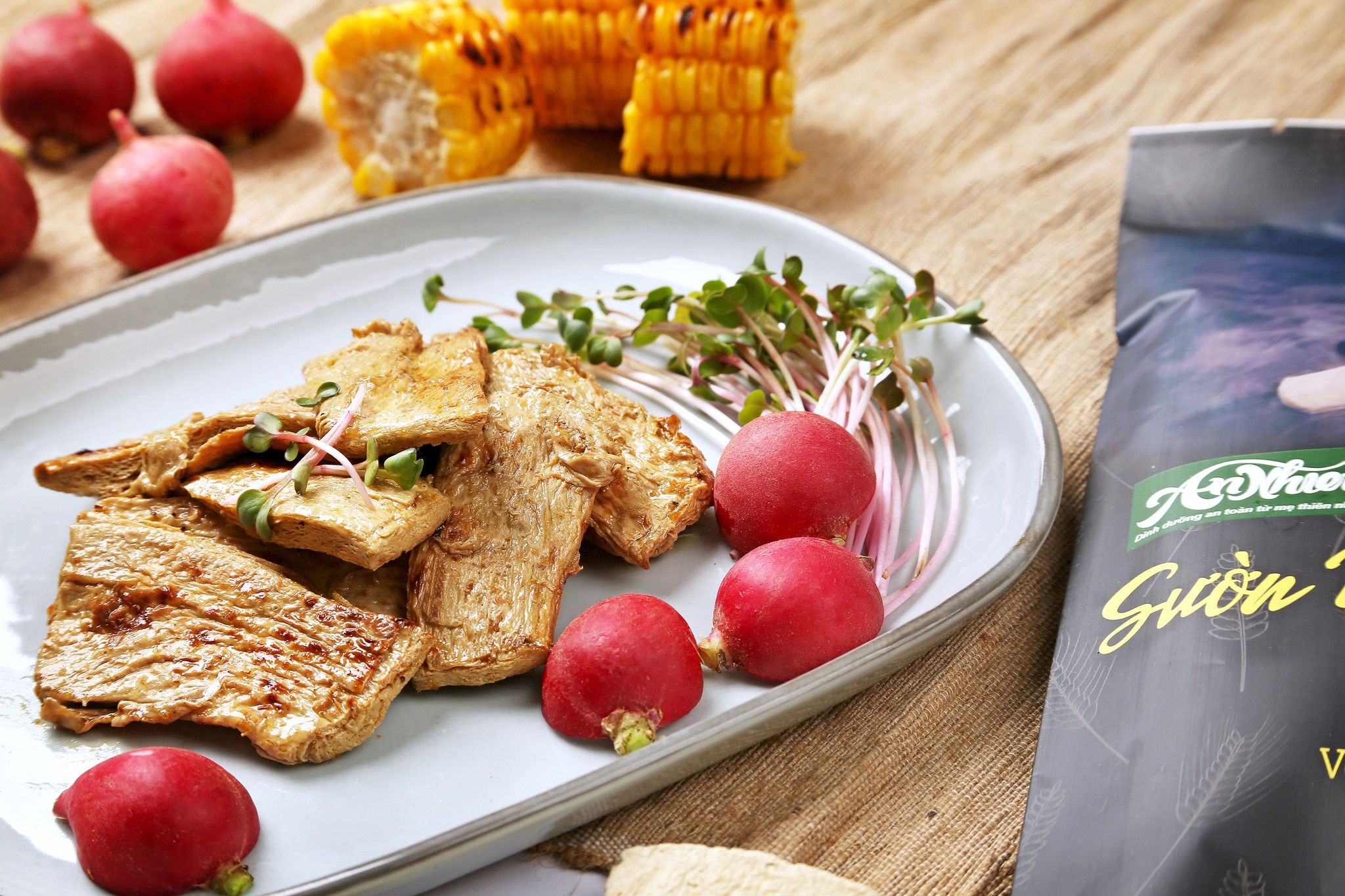 Sườn Non Lúa Mạch Chay 150g (Vegan Wheat Pork Slices 150g)