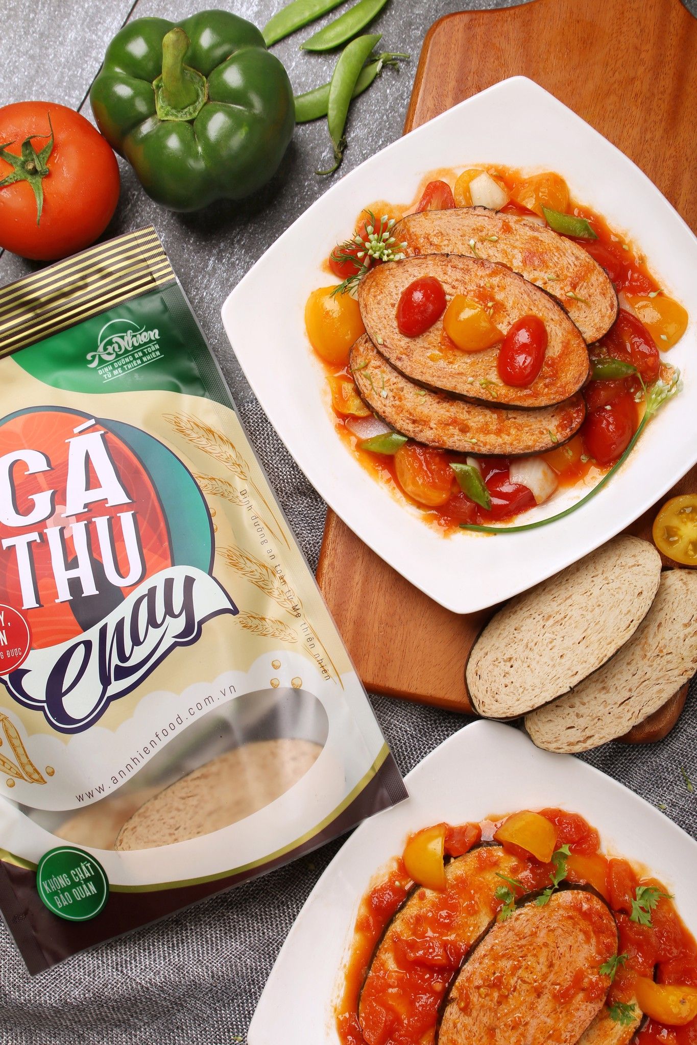 Cá Thu Chay (Vegan Baloney Slices)