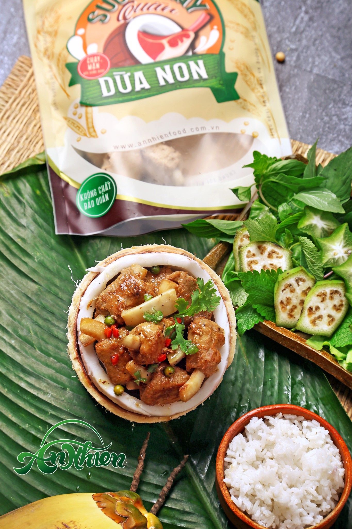 Sườn Chay Quấn Dừa Non (Vegan Ribs With Copra)