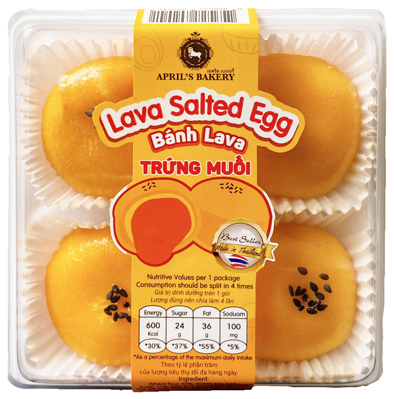  Bánh Lava Trứng Muối 143g (Lava Salted Egg) 