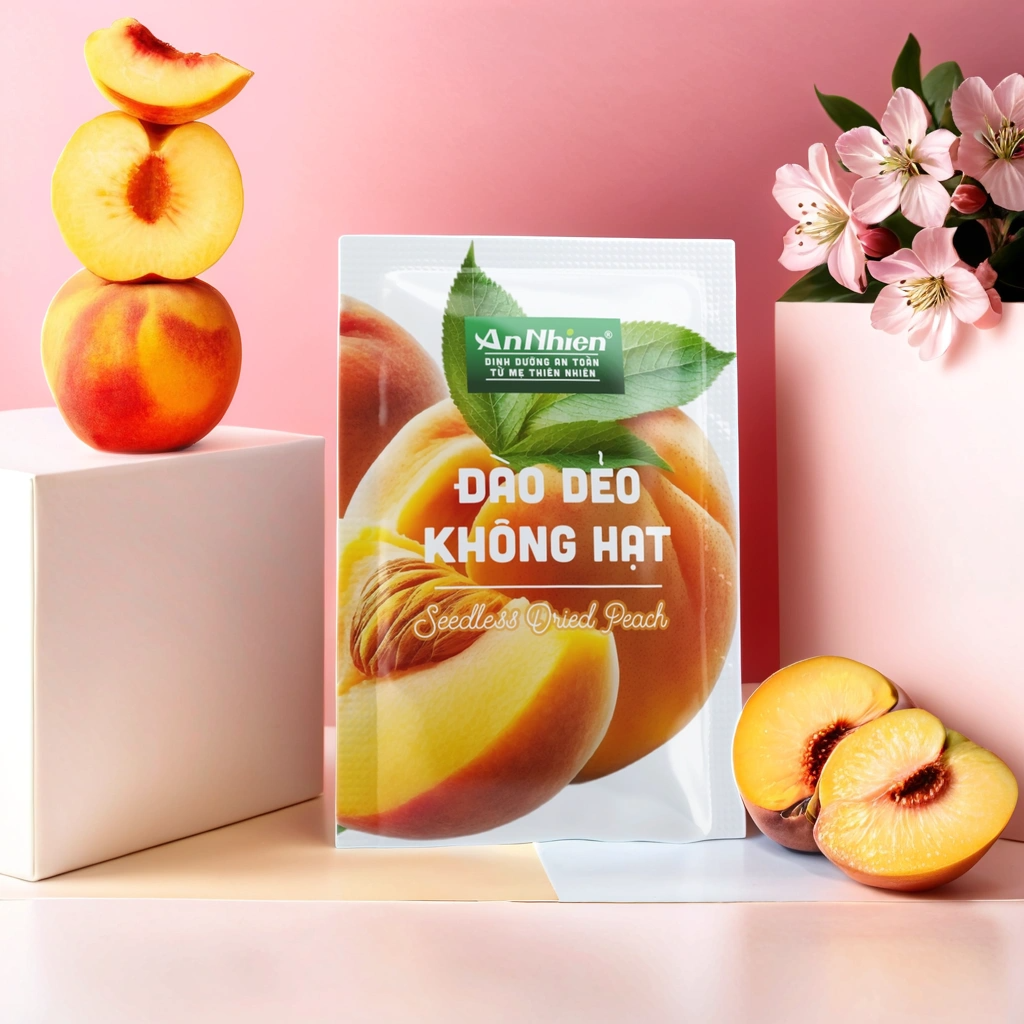 Đào Dẻo Không Hạt (Seedless Dried Peach)