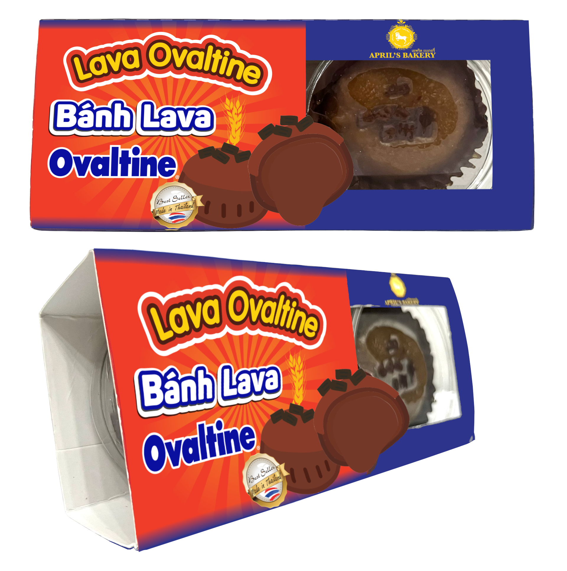  Bánh Lava Ovaltine 143g (Lava Ovaltine ) 