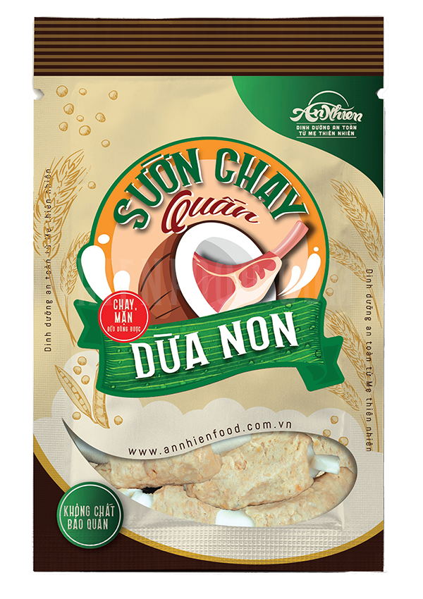 Sườn Chay Quấn Dừa Non (Vegan Ribs With Copra)