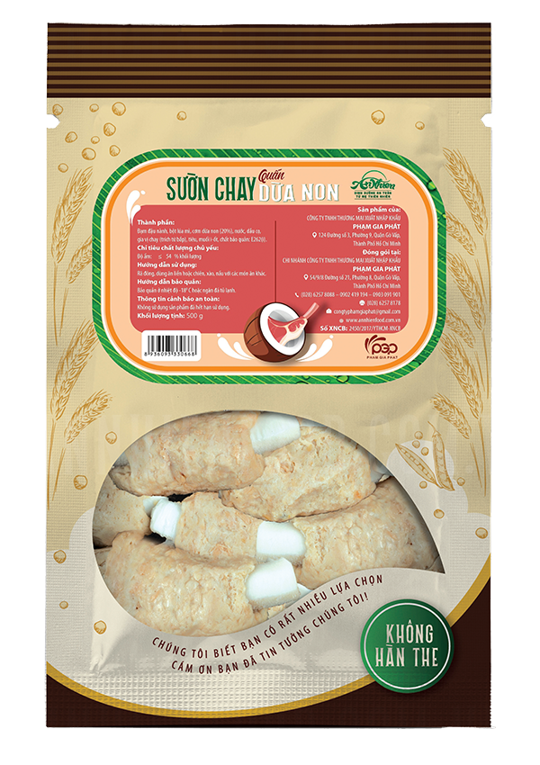 Sườn Chay Quấn Dừa Non (Vegan Ribs With Copra)