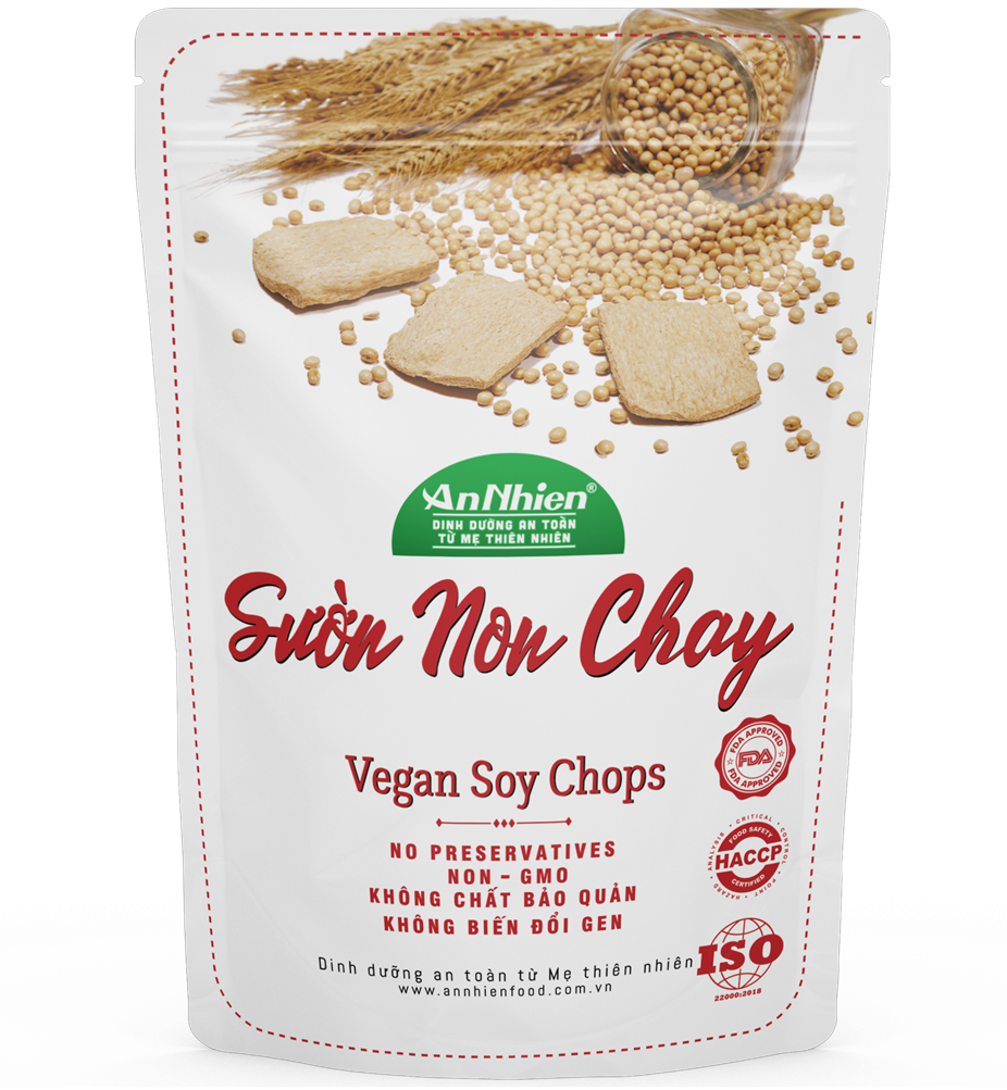 Sườn Non Chay 150g (Vegan Soy Pork Chops 150 grams)