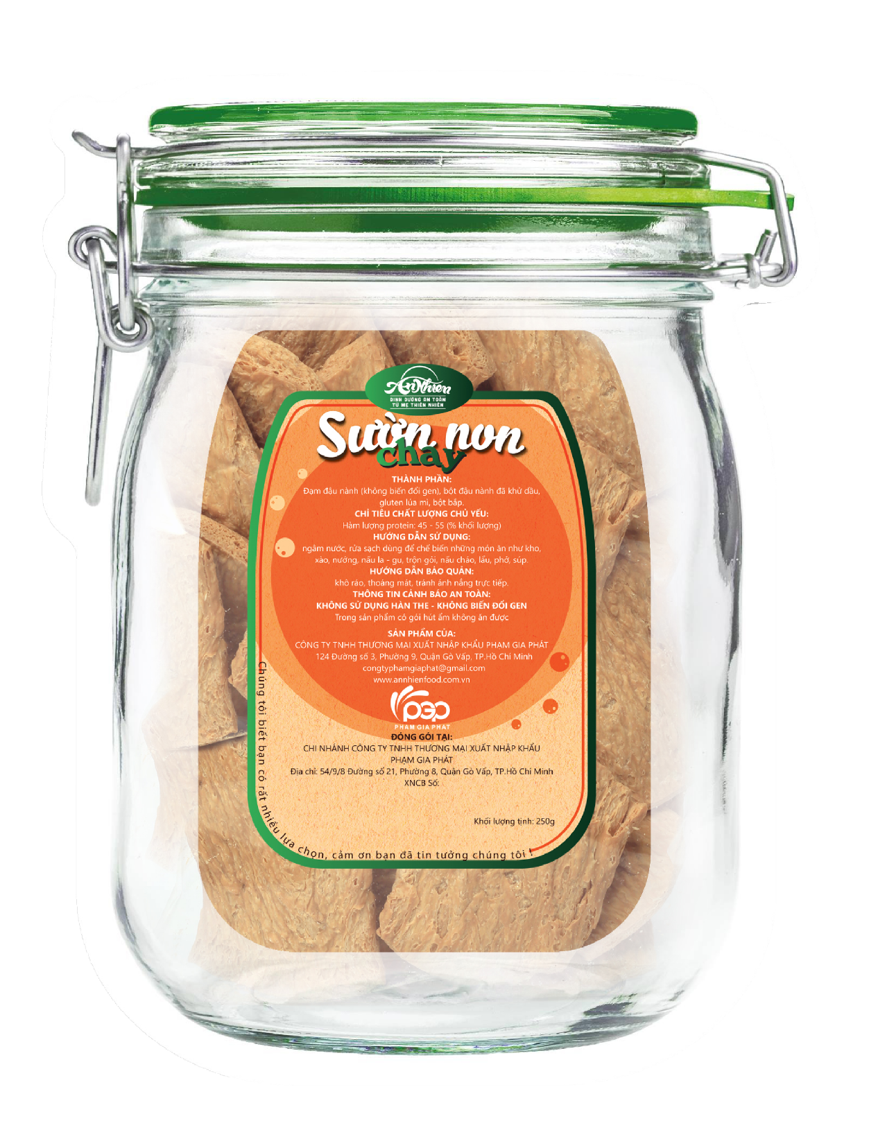 Sườn Non Chay 250g (Vegan Soy Pork Chops 250 grams)