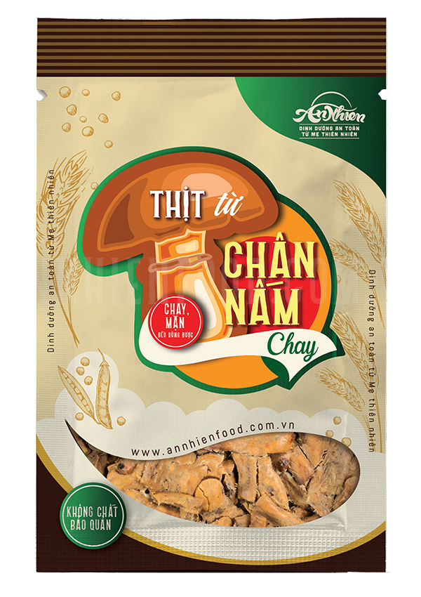  Thịt Từ Chân Nấm Chay (Marinted Shiitake Mushroom) 