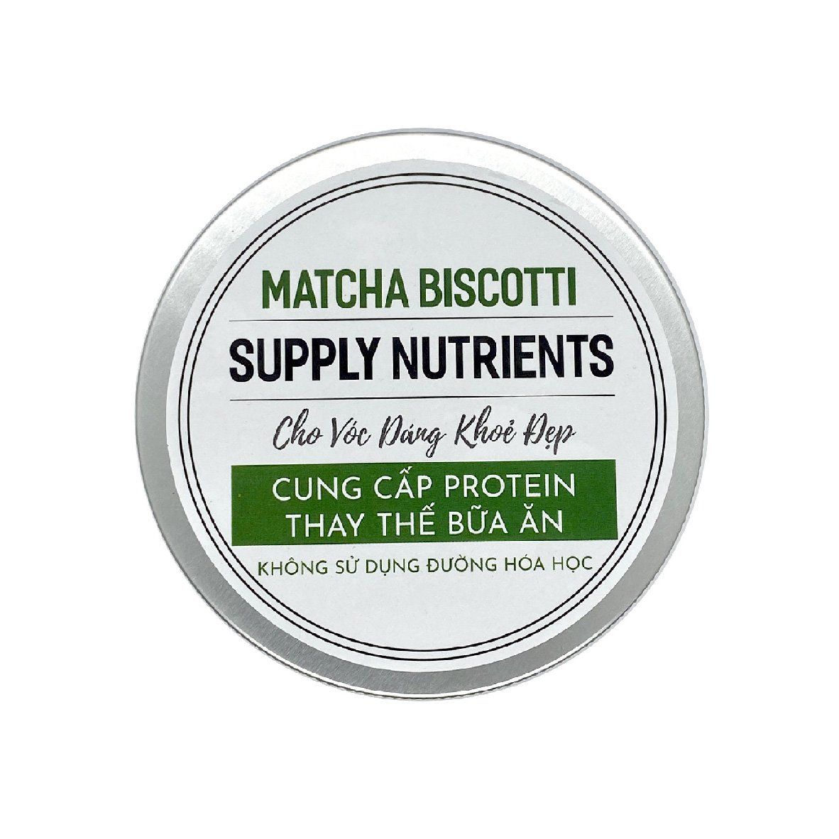 Thực phẩm dinh dưỡng vị Trà Xanh (Matcha biscotti)