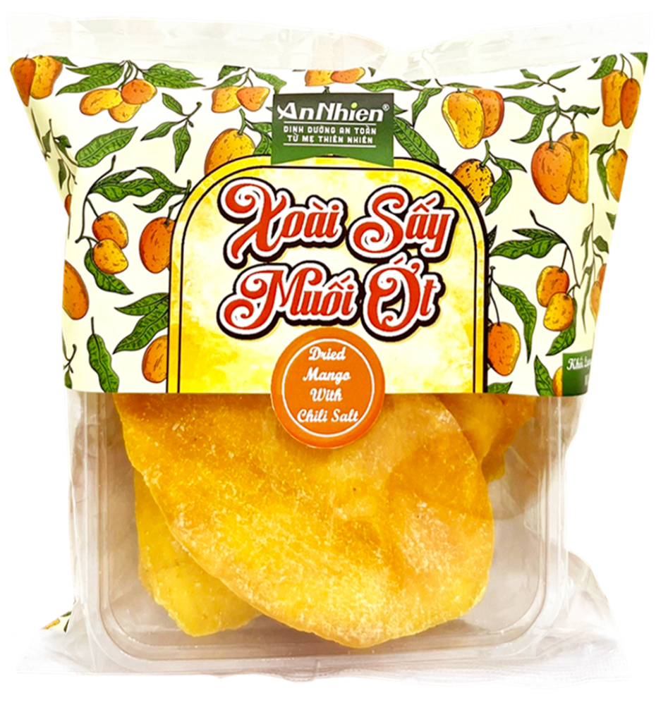 Xoài Sấy Muối Ớt (Dried Mango With Chili Salt)