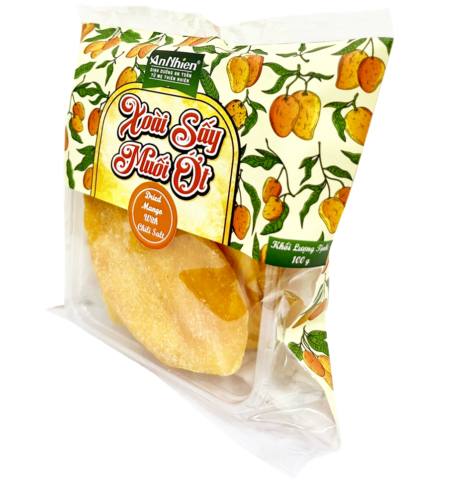 Xoài Sấy Muối Ớt (Dried Mango With Chili Salt)