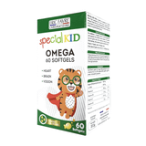  Special Kid Omega Capsules - Hỗ trợ tăng cường thị lực, tốt cho não bộ và tim mạch  [Hộp 60 viên – Nhập khẩu Pháp] 